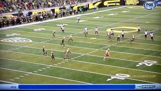 De'Anthony Thomas 86 yard kickoff return for TD vs Utah on 11/16/2013