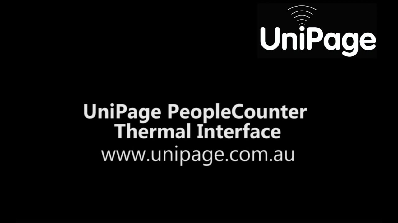 UniPage PeopleCounter - Thermal Interface