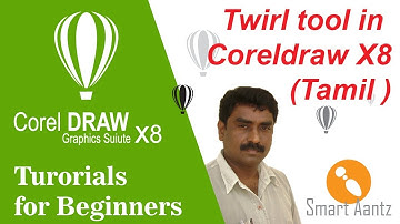 Twirl tool in CorelDraw X8