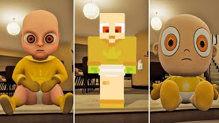 SAVING BABY VS Mikey IN MINECRAFT?! The Baby IN Yellow VS MINECRAFT
