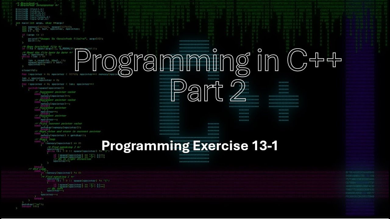 Programming in C++ Part 2: Chapter 13 Overloading and Templates ...