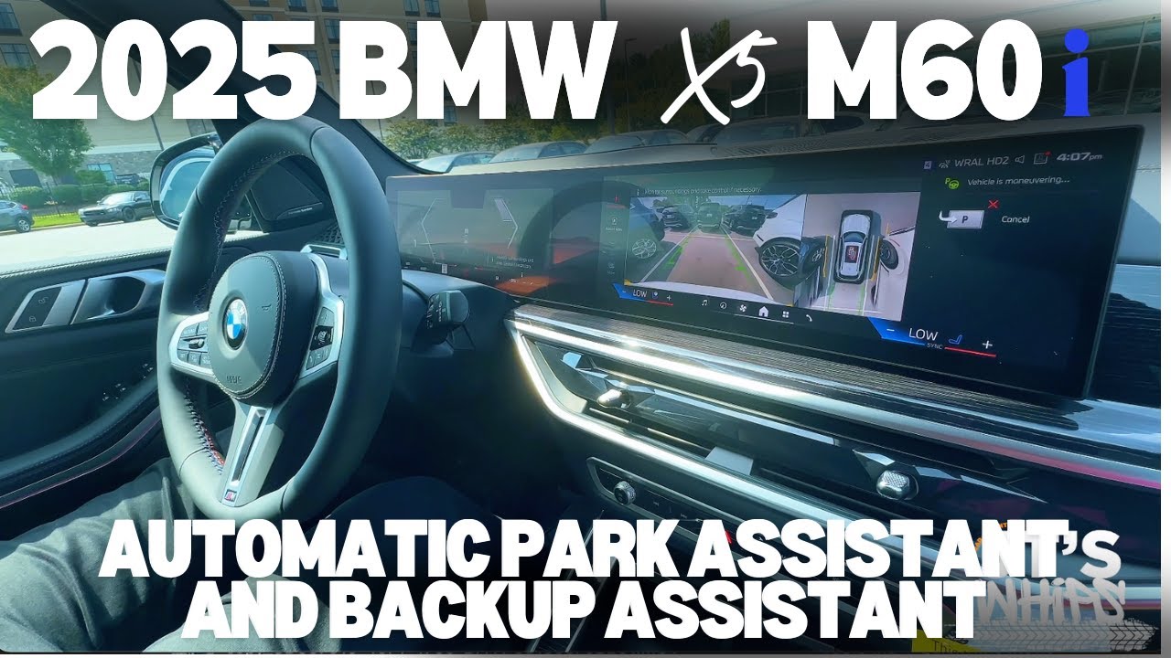 How To Use Automatic Park and Backup Assist for 2025 BMW X5 M60i - YouTube