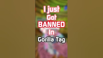 I just got BANNED In Gorilla Tag.. | #gorillatag #shorts #vr #gtag