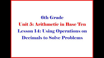 6 5 14 Grade 6 Unit 5 Lesson 14 Morgan - Open Up Resources
