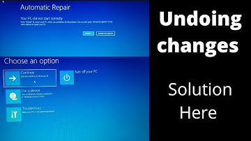 Undoing changes made to your computer || Secret Solution || Undoing changes #UndoingChanges