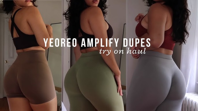 YEOREO LEGGINGS TRY ON HAUL REVIEW, gymshark and nvgtn dupes