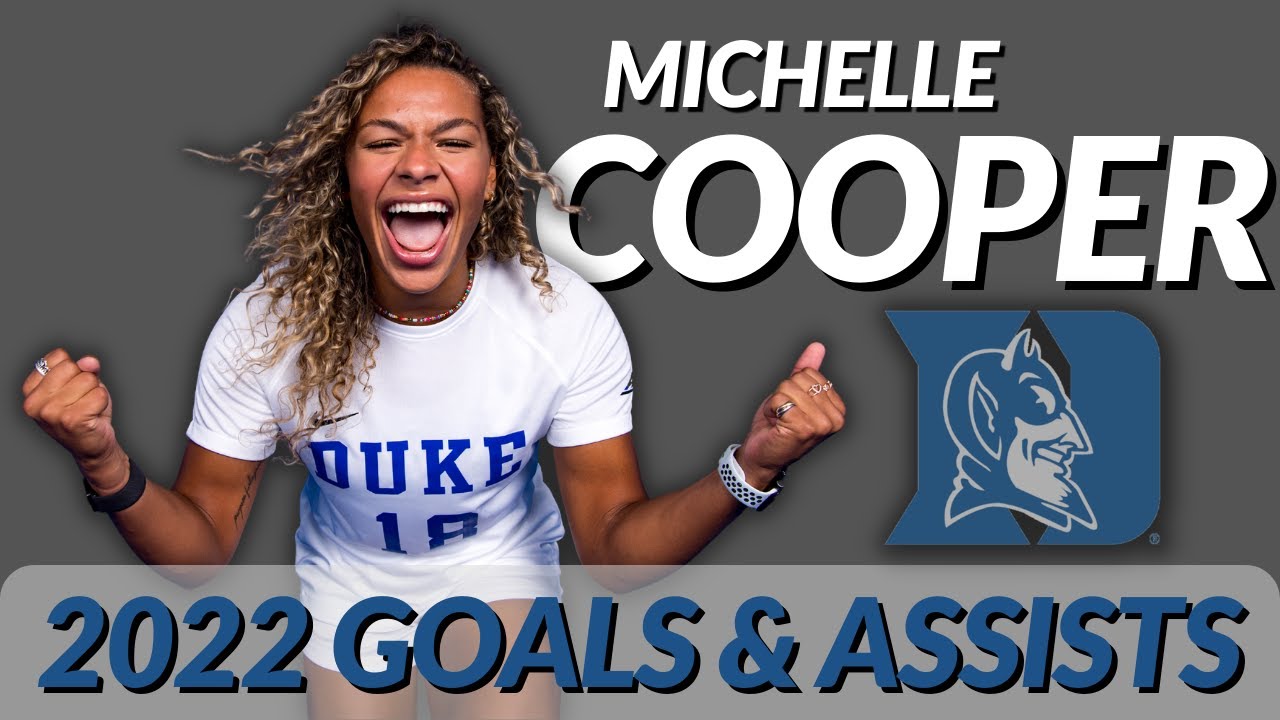 Michelle Cooper Duke Goals & Assists Sophomore Year YouTube