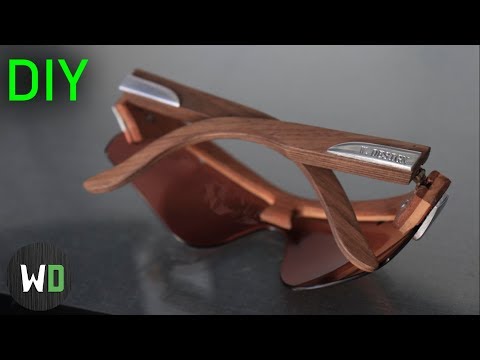 Making  wooden sunglasses  | Деревянные очки своими руками.