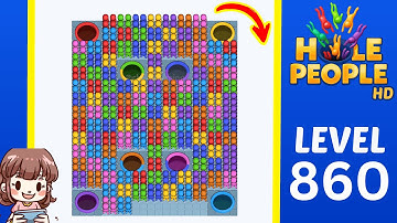 Hole People Level 860 Solution Walkthrough