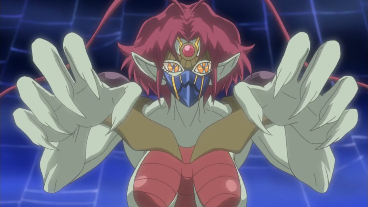 Rudger Dark Synchro Summons Underground Arachne vs Yusei