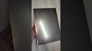 Полировка жидкого металла Metallhaut, МДФ #metallhaut #жидкийметалл