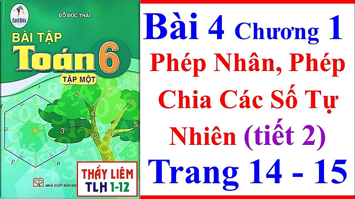 Sách bài tập toán lớp 6 trang 14 năm 2024