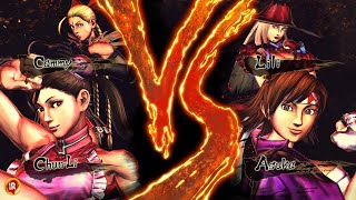 Street Fighter X Tekken - Chun-Li & Cammy Vs Asuka & Lili