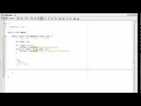 Tutorial 6 Java - Condicional If y Ciclos.mp4