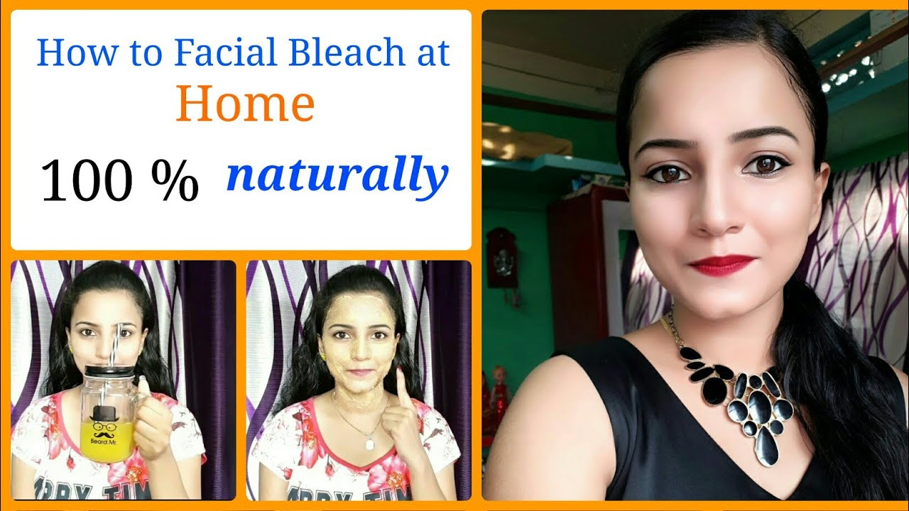 How to do Facial Bleach at home 100 naturally . Benefits of pineapple