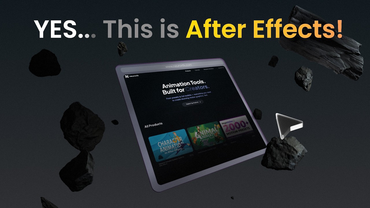 Full 3D Animation Tutorial - After Effects Motion Graphics