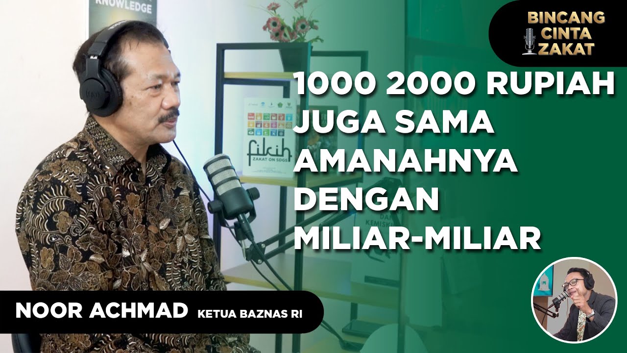 KETUA BAZNAS RI MENJAWAB | Bincang Cinta Zakat - Eps. 1 | #ZPODCAST