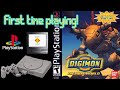 First time playing Digimon World 1! - PlayStation 1 - Getting ready for Digimon Story Time Stranger