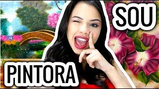 TOUR PELAS MINHAS TELAS E QUADROS! - PINTURA Á ÓLEO - DIA 11