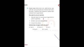 ÖSYM Tahmin Sorular