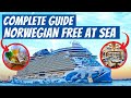 ALL THE NORWEGIAN FREE AT SEA DETAILS 2021 | Does it Help You Save Money on a Cruise?