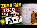 " Fraction ko decimal mein kaise convert karein । Easy Maths Tricks "