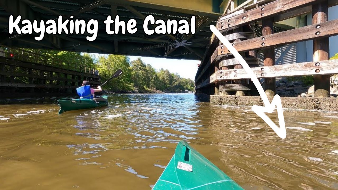 Paddling our Tucteck Folding Kayaks in the Lewes Rehoboth Canal YouTube