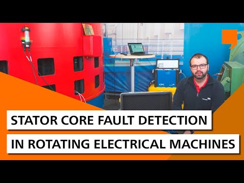 Stator core fault detection in rotating electrical machines