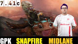 🤯 GPK [ SNAPFIRE ] MID 7.41c- DOTA 2 BEST MATCHES#dota2gameplay  #dota2  #gpk