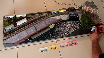 Inglenook sidings - H0 shunting puzzle made with my 3D Printer