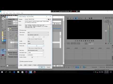 Hướng Dẫn Xuất phim Đẹp - Nhẹ -Nhanh Trong sony vegas pro