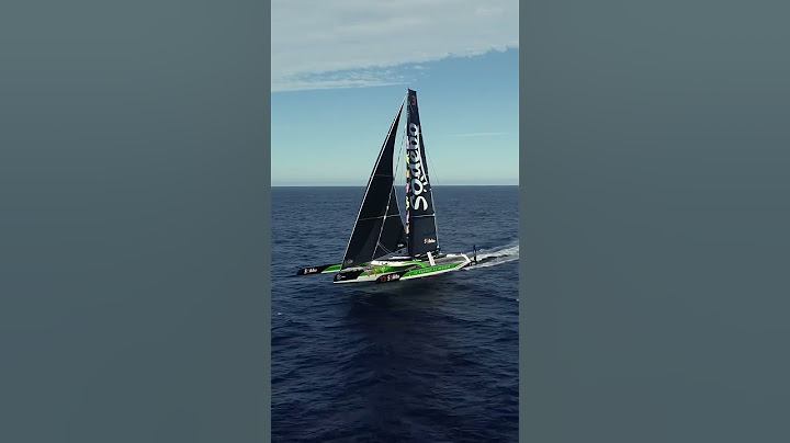 Alerte drone au large du Portugal pour Sodebo Ultim 3. 🚀⛵️