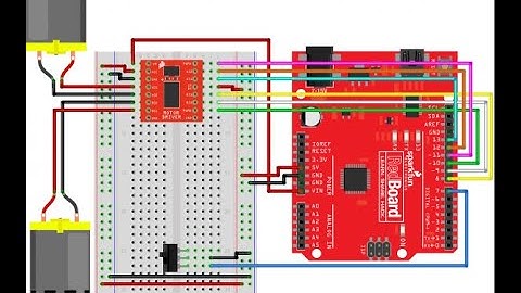 Circuit 5B Remote Controlled Robot: SparkFun Motor Driver - Dual TB6612FNG + Gear Motors