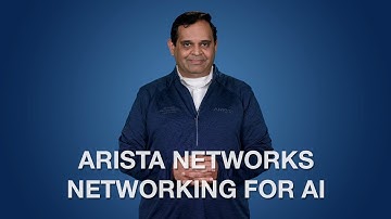 Arista Networking for AI