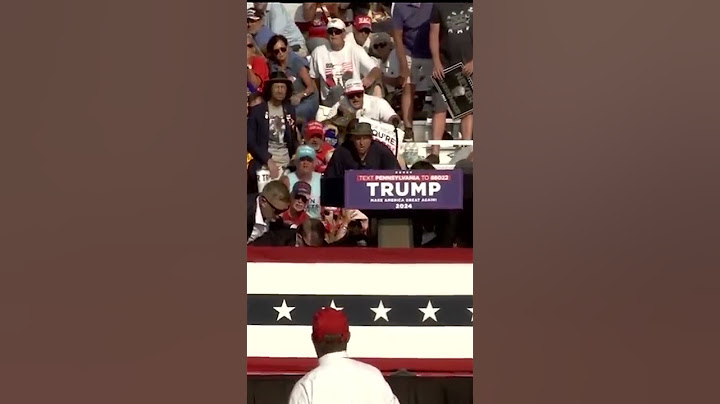 Shots fired at Trump rally