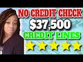 $37,500 INSTANT Credit Lines For Bad Credit