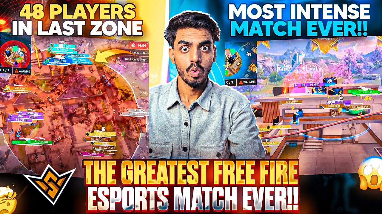 The GREATEST Free Fire ESPORTS MATCH Ever🗿⚡️ | Free Fire ESPORTS Most ...