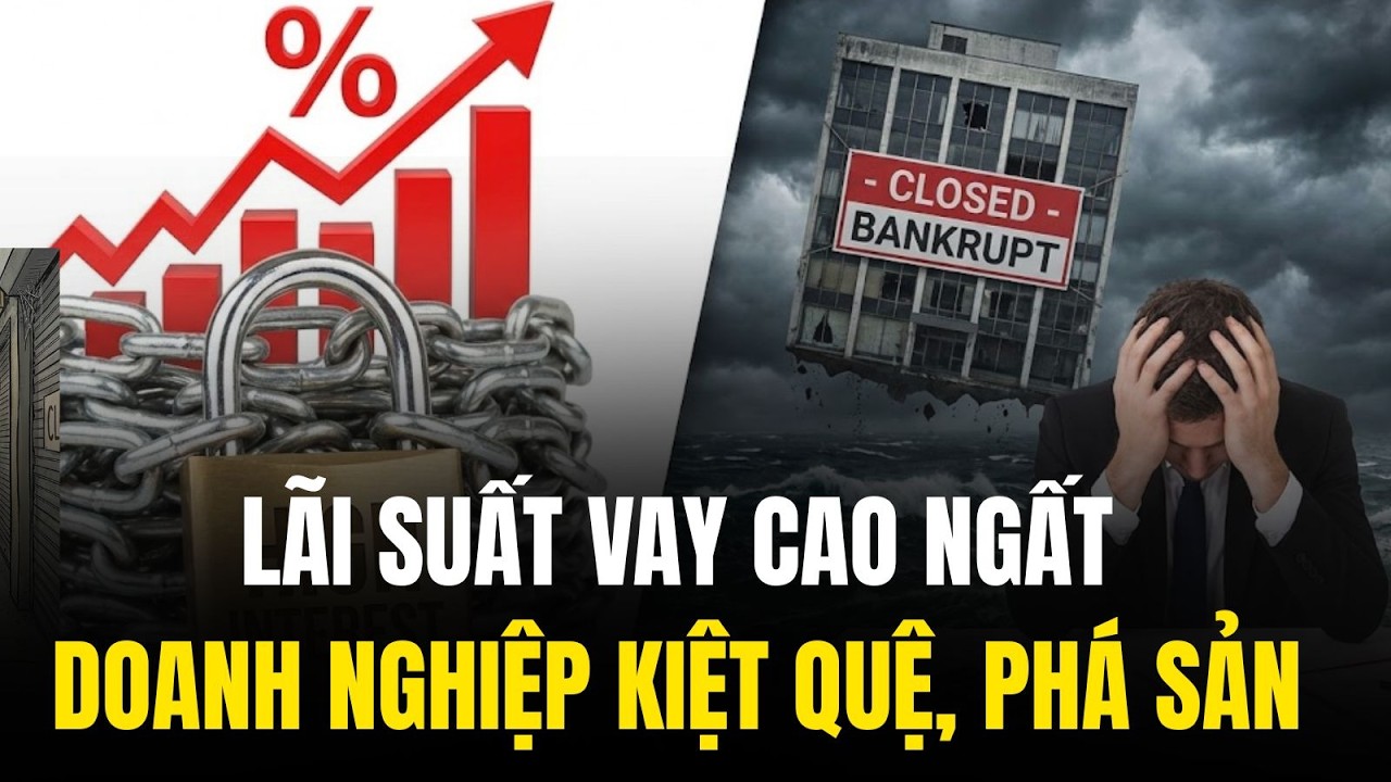 LÃI SUẤT VAY CAO NGẤT: DOANH NGHIỆP KIỆT QUỆ, PHÁ SẢN LÀ ĐIỀU TẤT YẾU!