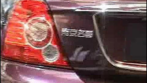 chinese car - 2007 MG TF ZT model at autoshow