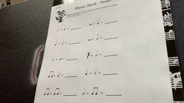Music Math Notes Tutorial
