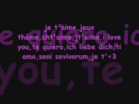 Comment Te Dire Que Je T'aime Video