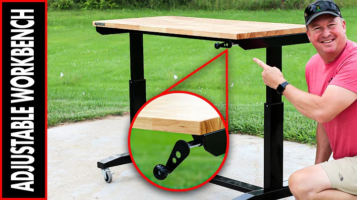 HUSKY 52" ADJUSTABLE HEIGHT WORK TABLE  // AMAZING 4.9 STAR REVIEW!!