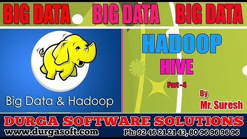 BIG Data || Hadoop ||  Hive Part-4 by Suresh