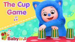 billy bambam s cup game challenge can you find treat babytv