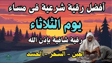 أفضل رقية شرعية في مساء يوم الثلاثاء لعلاج الحسد_السحر_العين _حفظ وتحصين للمنزل _القارئ علاء عقل