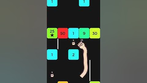 Part 2 of Snake VS Block game play