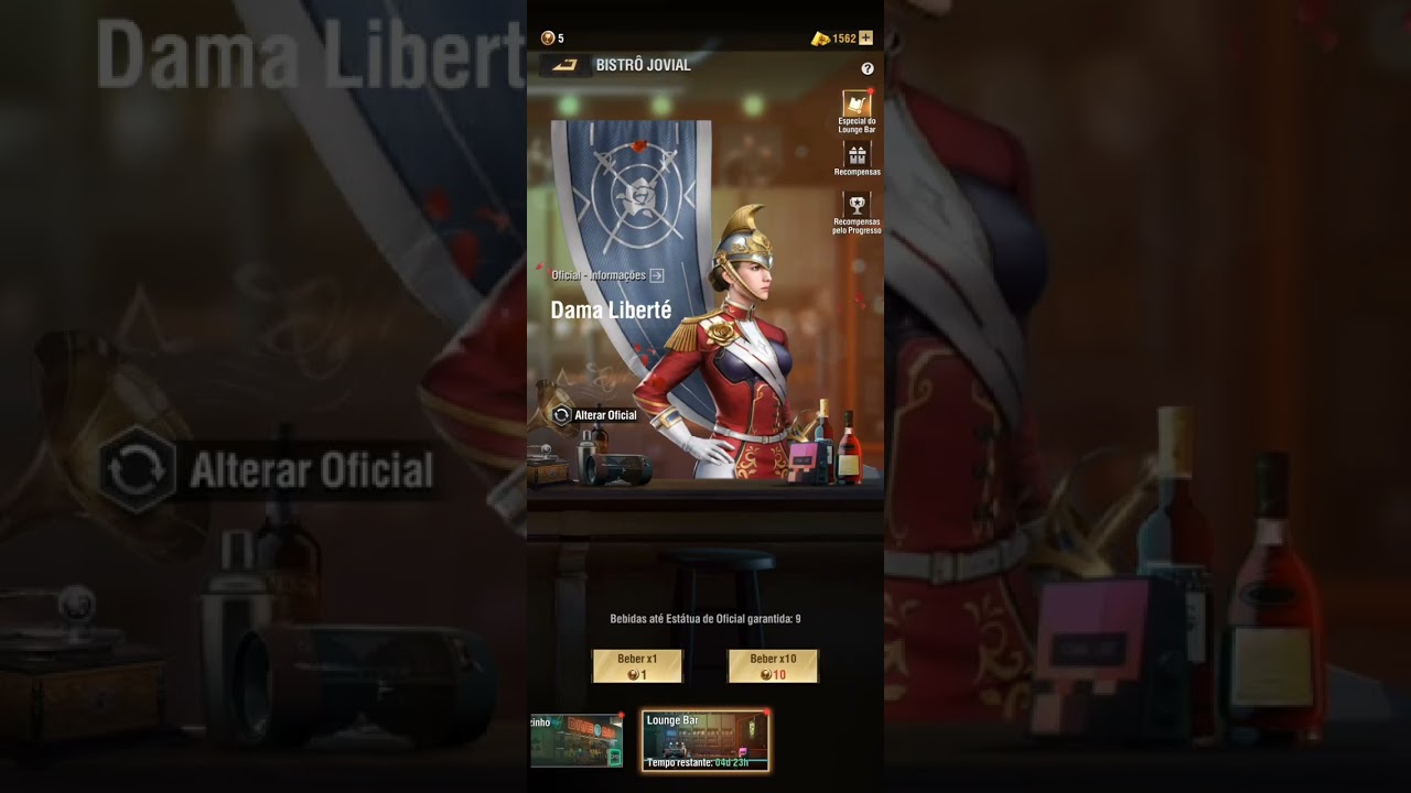 Evolução de oficial lounge bar warpath. 