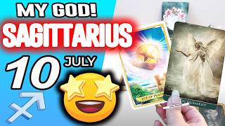 Sagittarius ♐️MY GOD❗️😇YOU ARE GOING TO LIVE A BRUTAL MIRACLE🍀💸 horoscope for today JULY 10 2026 ♐️