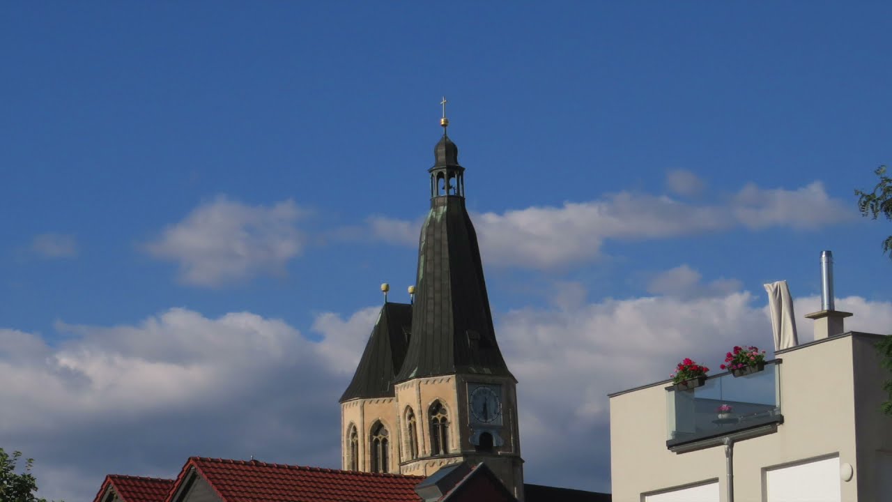 Nordhausen   Pfarrhaus und Kirche St Blasii