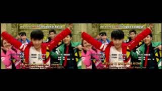 PR Dino Force Brave / Zyuden Sentai Kyoryuger Brave Ending Theme Comparison Dub (Split Screen)